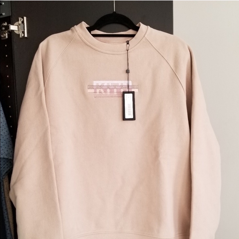 KITH classic logo strikebox crew neck